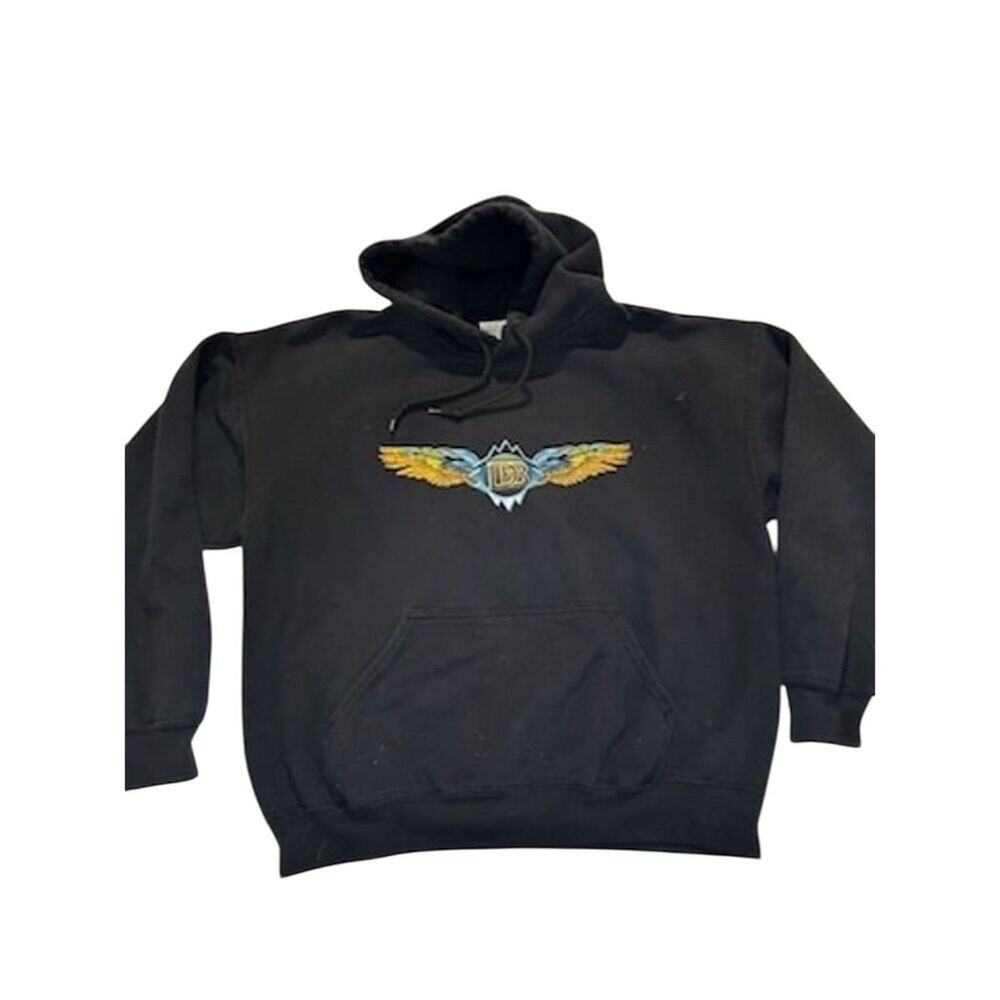 Doobie Brothers Vintage Black Hoodie Men's XL Pullover Music Theme